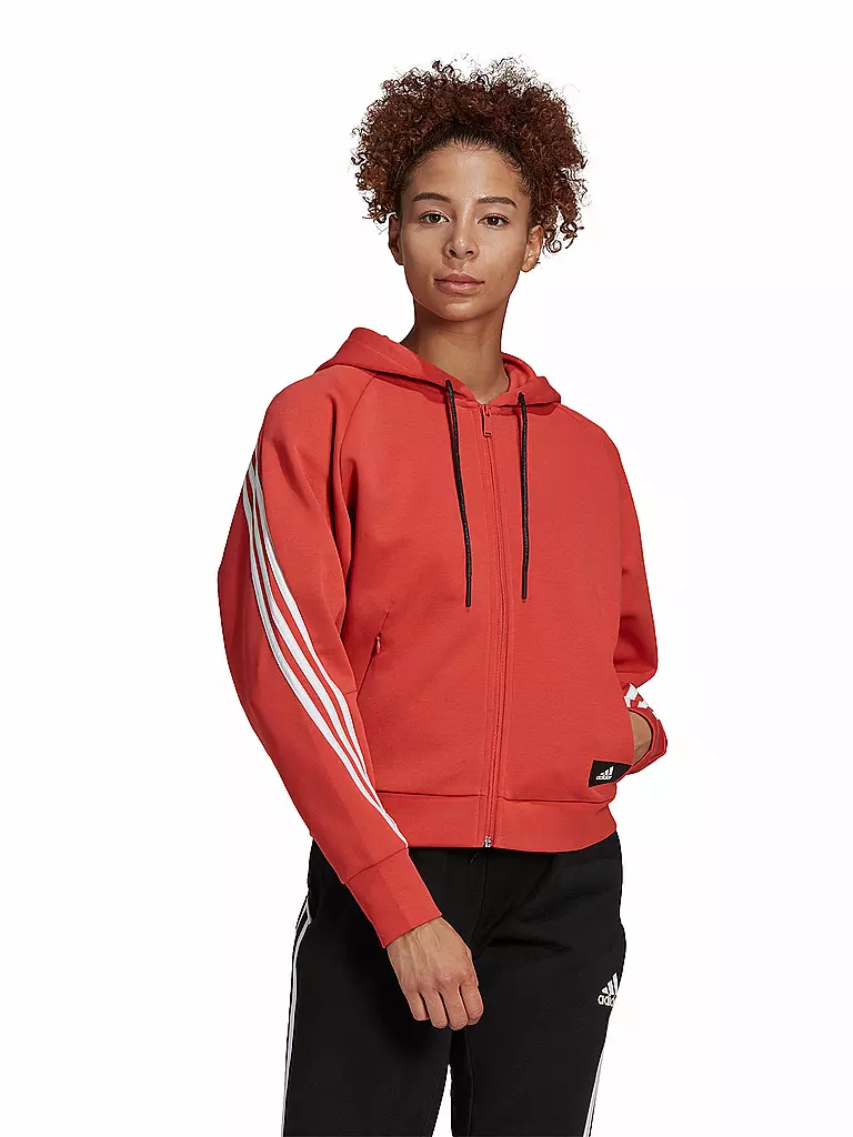 Adidas kapuzenjacke damen rot 2025
